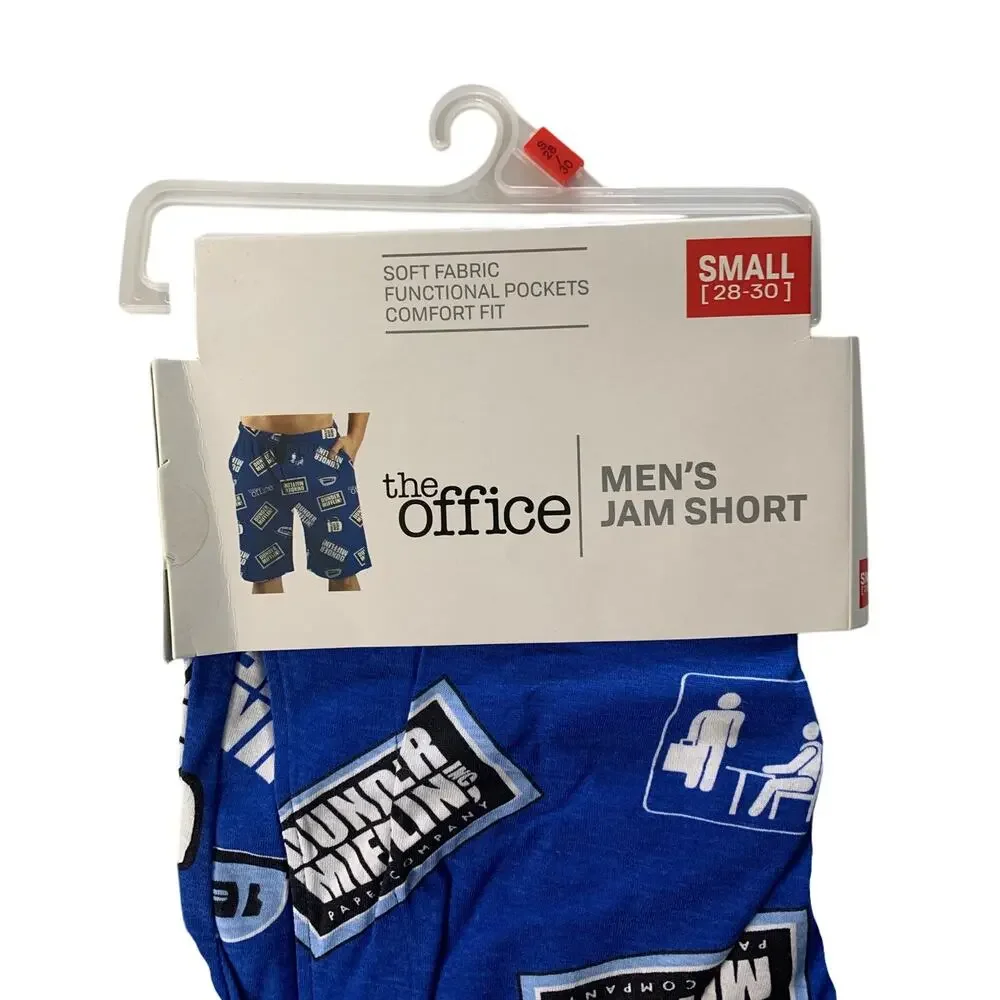 The Office Men's Jam Short Size Small (28-30) Functional Pockets BRAND NEW